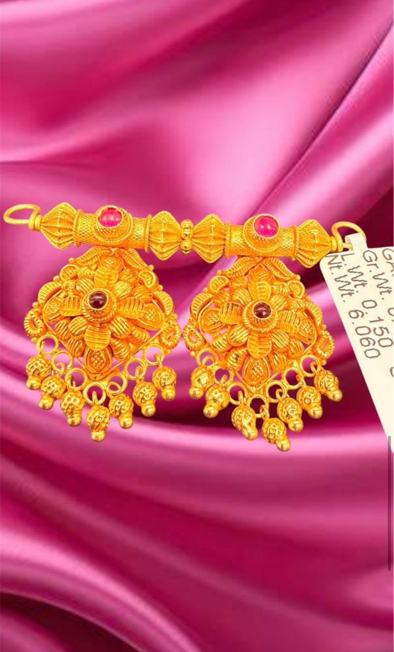 Floral Drop Pendant